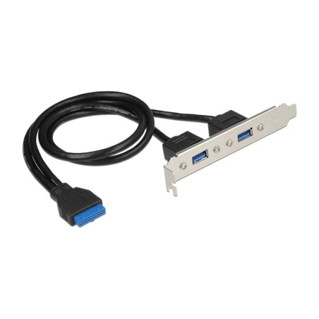 soporte de ranura con 2 puertos usb 3.0 19-pin 5gbps 84836