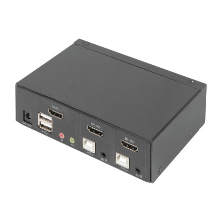 conmutador kvm hdmi de 2 puertos 4k
