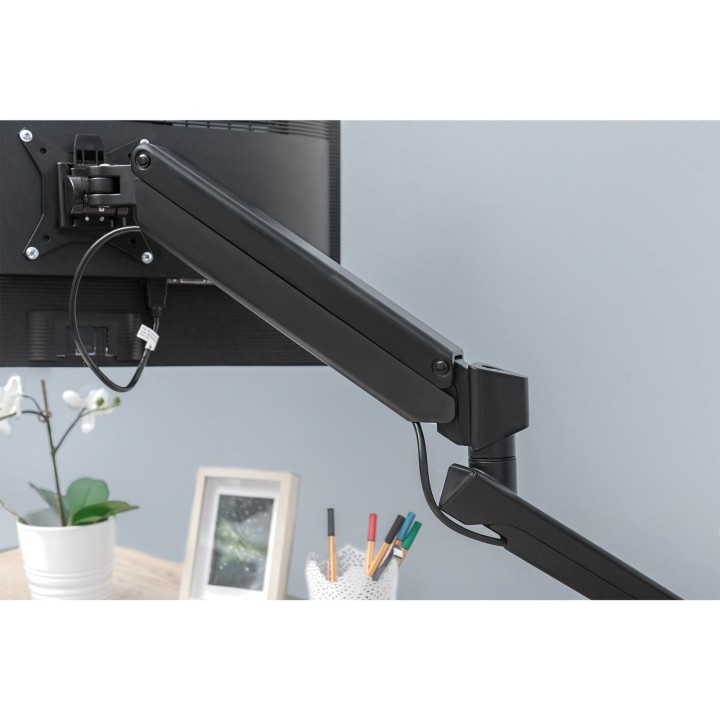 DIGITUS Bras de moniteur bureau avec pince 15-32" 9KG VESA