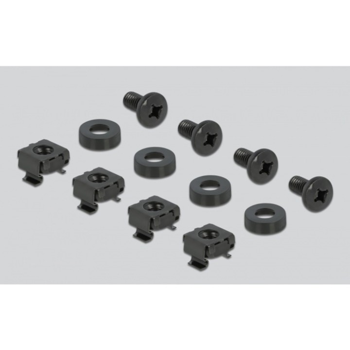 DELOCK Panel pasacables para armario rack 19" 2U 66553