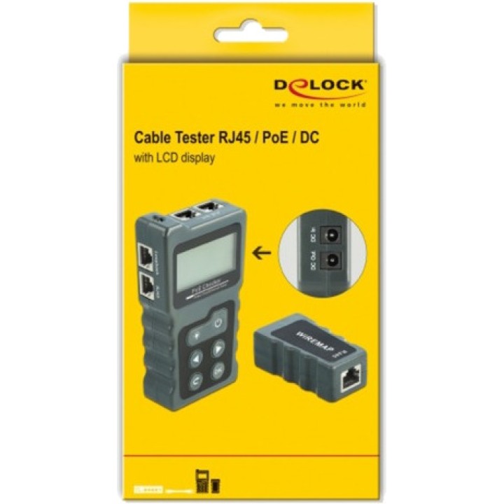 DELOCK Comprobador de cables par trenzado RJ45 63110 1671501