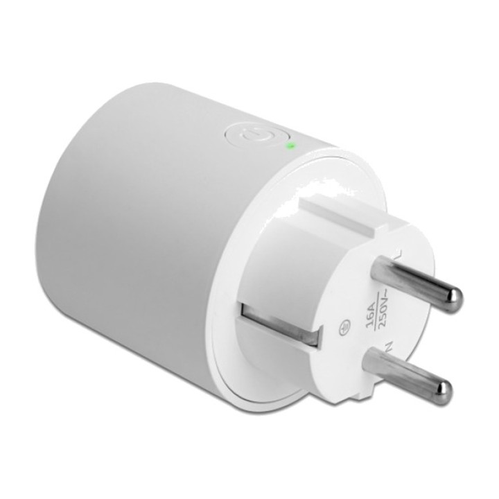 DELOCK Enchufe inteligente WiFi con medición de consumo