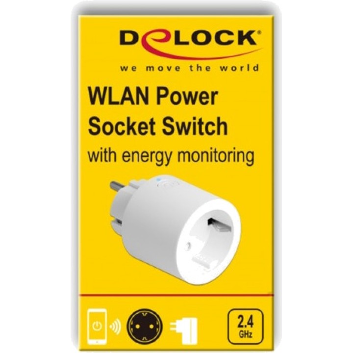 DELOCK Prise intelligente Wi-Fi avec mesure de la