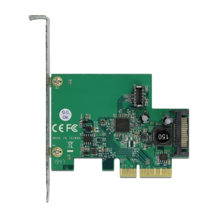 DELOCK Tarjeta PCIe con conector USB interno para frontal