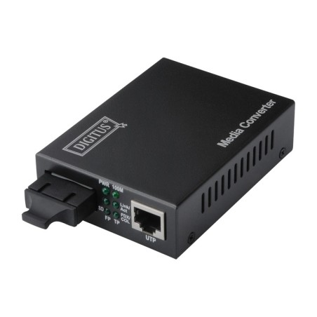 convertitore di media da rame a fibra ottica fast-ethernet rj45/sc 100mbit
