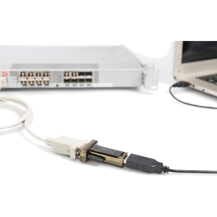 DIGITUS USB-szerialis portos csatoló RS232 2.0 DB9 FTDI 0,8M