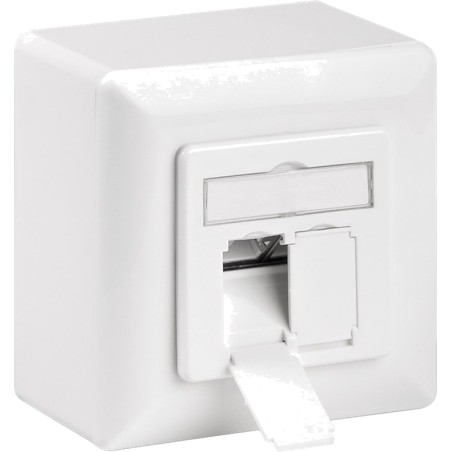 surface-mounted and flush-mounted network socket cat6 2x rj45 68244