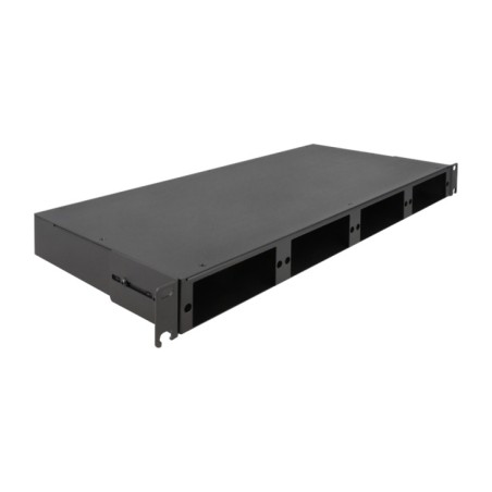 panel de parcheo de fibra óptica de alta densidad 19" 1u 66924