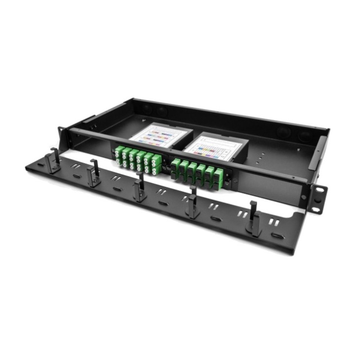 DELOCK Panel de parcheo fibra óptica alta densidad