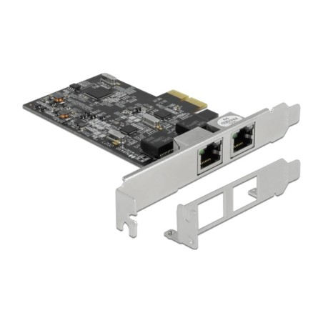tarjeta de red pcie con 2 puertos rj45 x2 2,5gbe-realtek rtl8125 89530