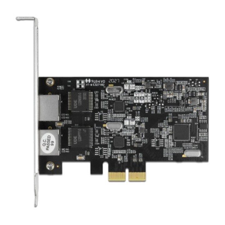 DELOCK PCI-E hálózati kártya 2 csatlakozóval RJ45 X2