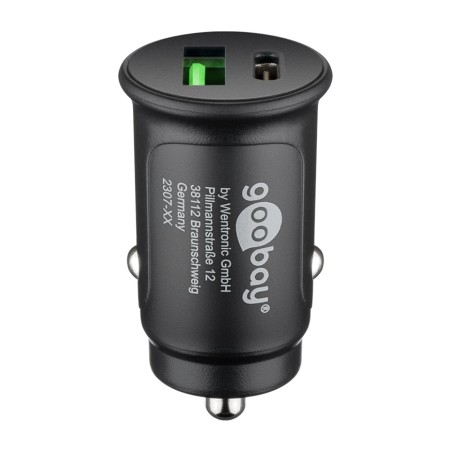 caricabatterie da auto usb type-a e c per presa accendisigari 12-24v 59521