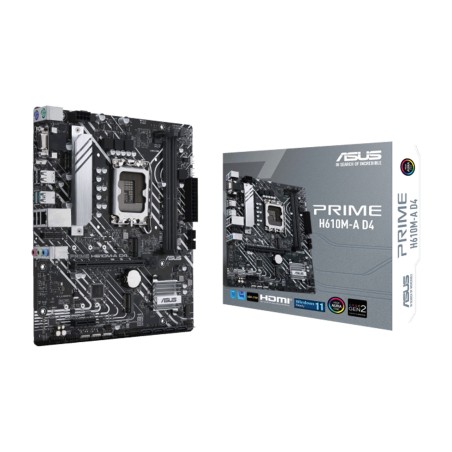 carte mère micro atx pour intel prime h610m-a d4-csm lga1700