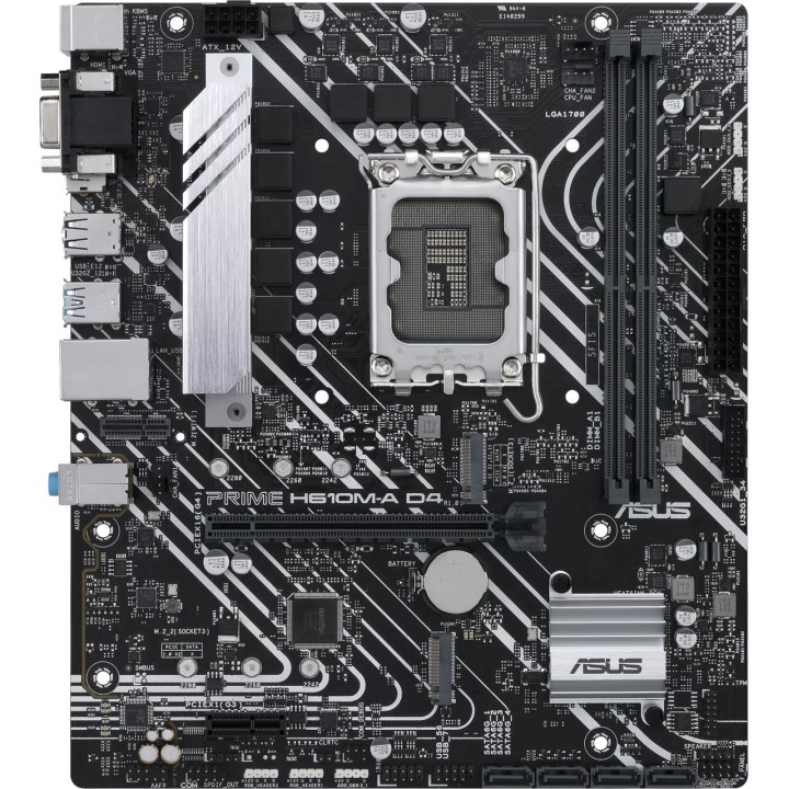 ASUS Carte mère micro ATX pour Intel PRIME H610M-A D4-CSM
