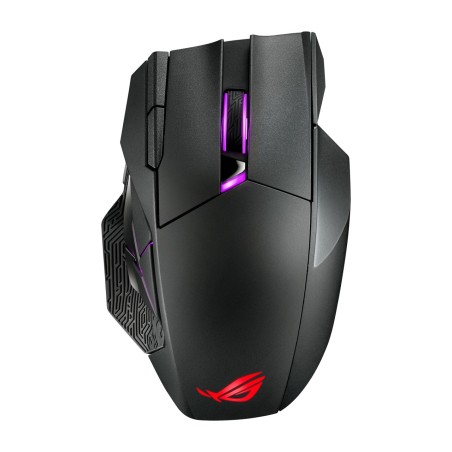 souris gaming mmo sans fil à 12 boutons rog-spatha x 19000dpi