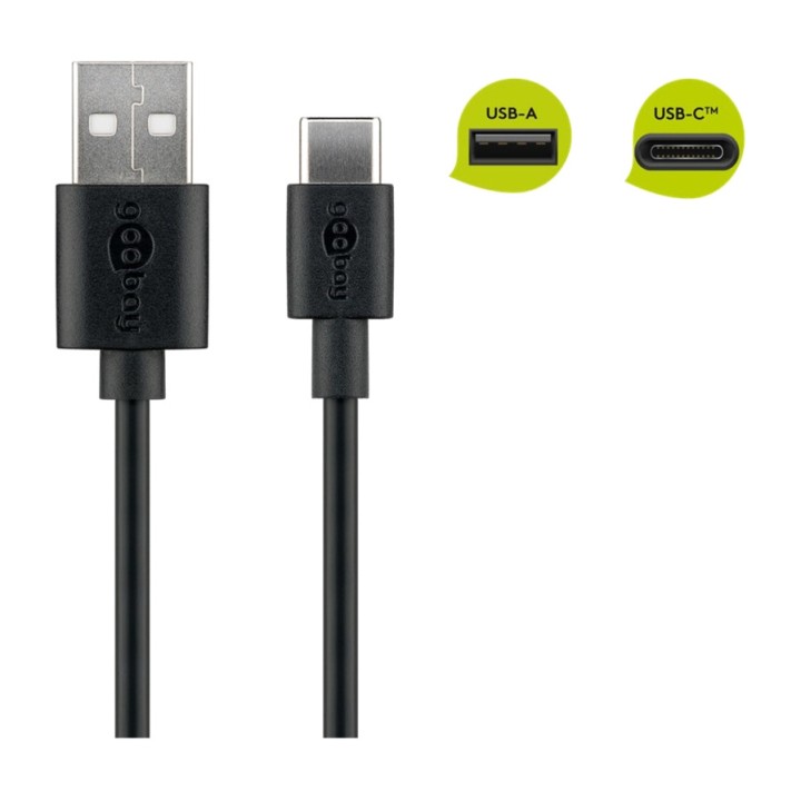 GOOBAY USB-Typ-A-auf-Typ-C-Kabel 2.0 1M 45735 1785335