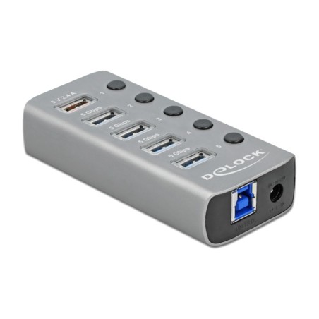 5-port usb hub with aluminum housing 3.2 gen1 5x a 63262