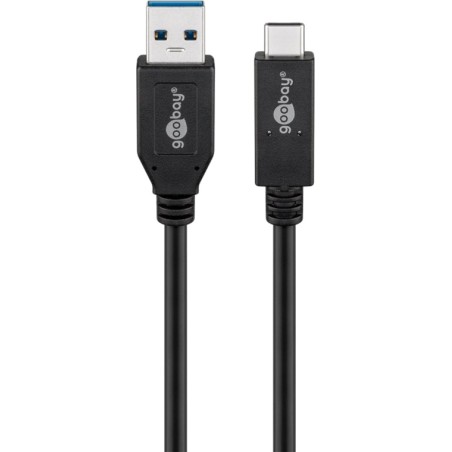 cable usb tipo a a c 3.2 gen2 10gbps 60w 0,5m