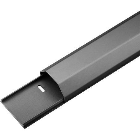 kabelkanal aus aluminium für den schreibtisch 1,1m 50mm 90668