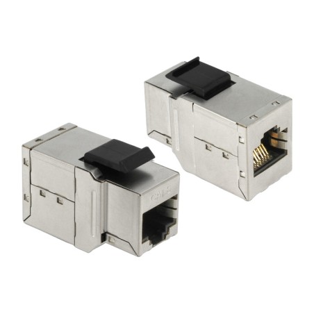 módulo keystone acoplador de red ethernet rj45 cat6 stp h/h