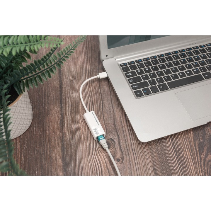 DIGITUS Adaptador de red USB a Ethernet Gigabit 3.0 1000MBPS