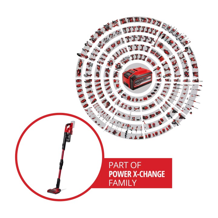 EINHELL Akku-Staubsauger ohne Akku und Ladegerät POWER
