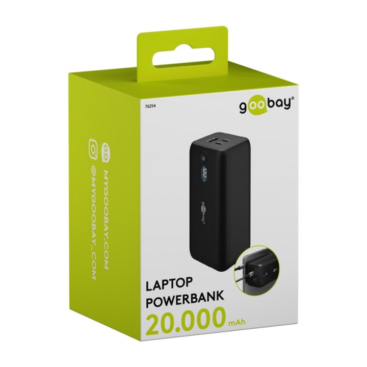 GOOBAY Externer Laptop-Akku PD 20000MAH 65W 100201849