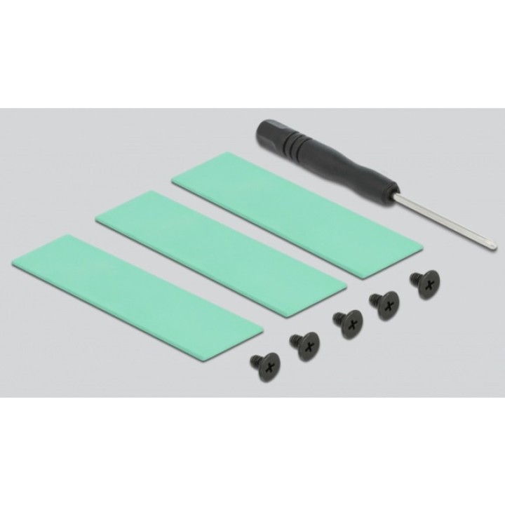 DELOCK Dissipador d'alumini per a SSD M.2 76X23X9MM 18353