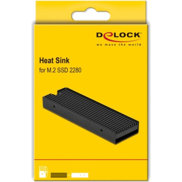 DELOCK Ραδίο αλουμινίου για SSD M.2 76X23X9MM 18353 1691986