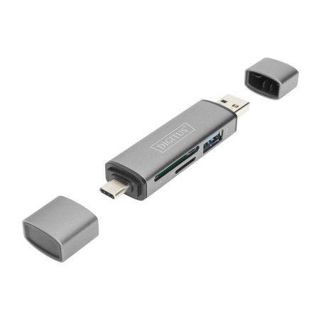 lector de tarjetas sd y microsd con otg usb-c/a 3.0 da-70886