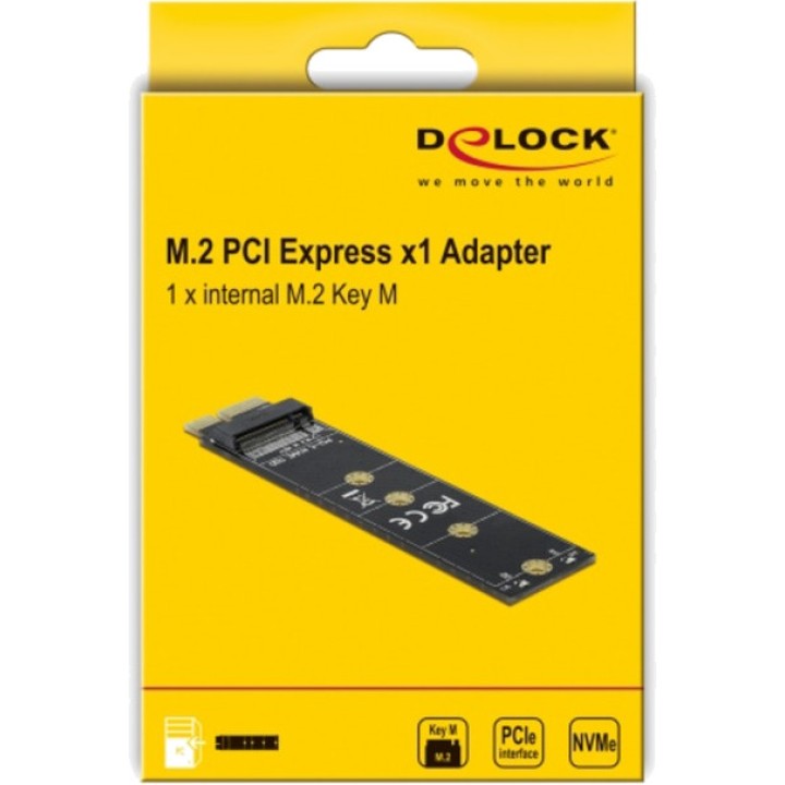 DELOCK PCIe to M.2 slot adapter for NVMe SSD 4.0 X1 64105