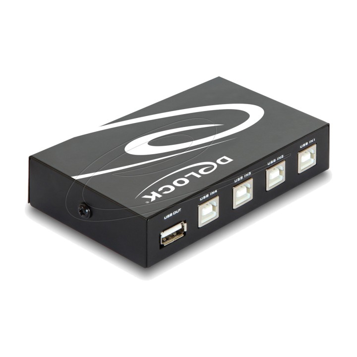 DELOCK Conmutador USB manual para compartir un dispositivo