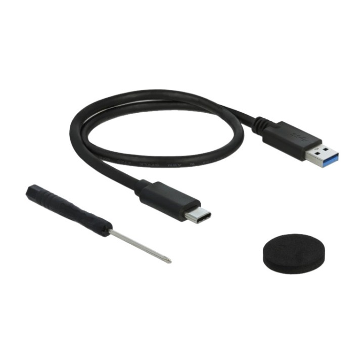 DELOCK Externes Gehäuse für SATA-Festplatte oder SSD 2,5"