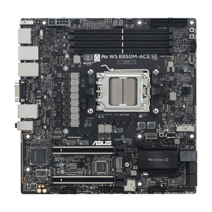 ASUS Micro-ATX-Mainboard für AMD PRO WS B850M-ACE SE AM5