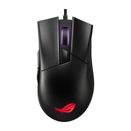 ratón gaming con cable para diestros rog gladius ii core 6200dpi