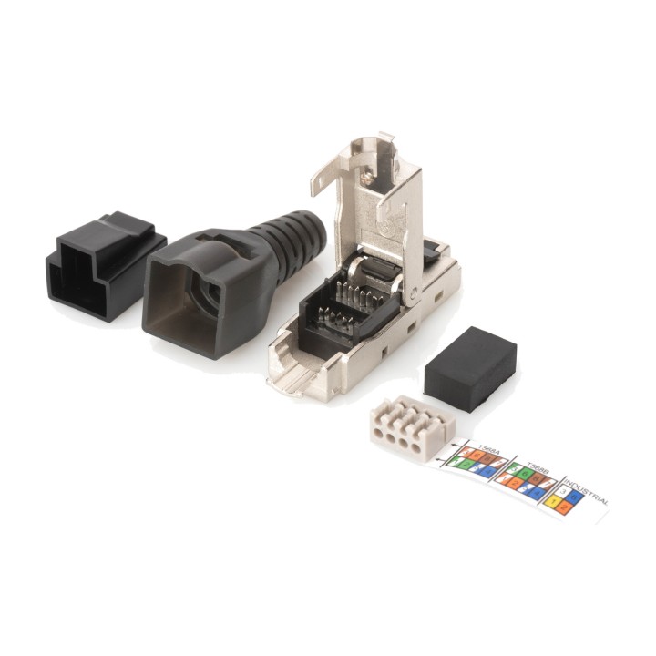 DIGITUS Shielded field-installable RJ45 connector CAT6A STP