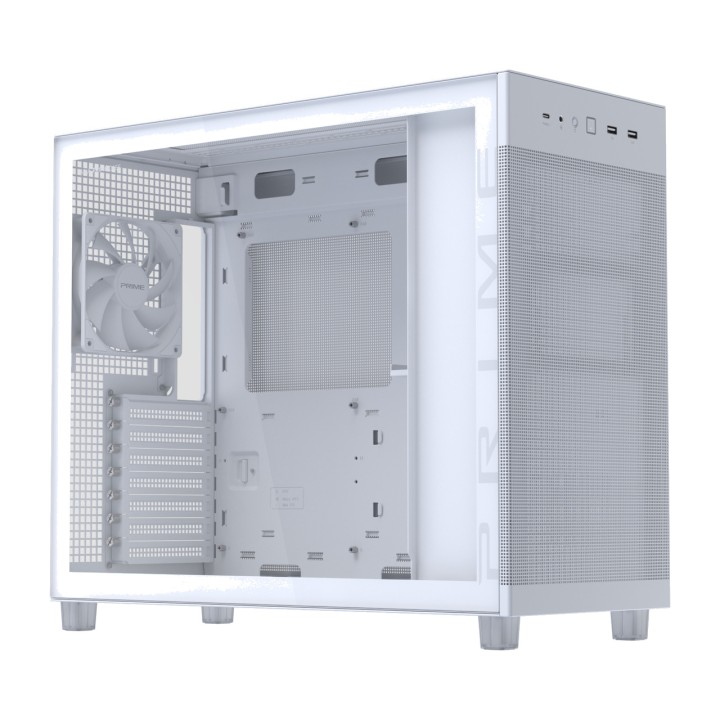 ASUS Boîtier PC moyen tour ATX avec fenêtre PRIME AP303 TG