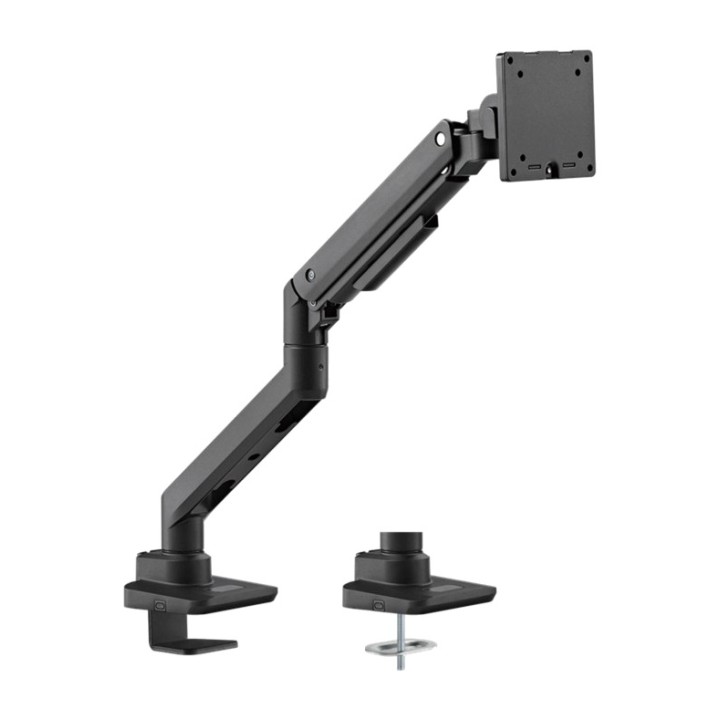 GOOBAY Supporto da scrivania per monitor gaming con molla a
