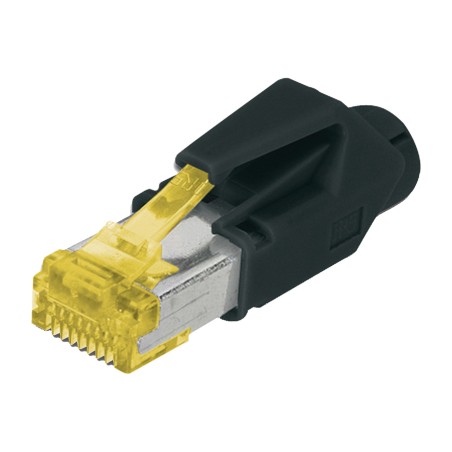 conector de red apantallado para cable redondo rj45 cat6a-hirose tm31