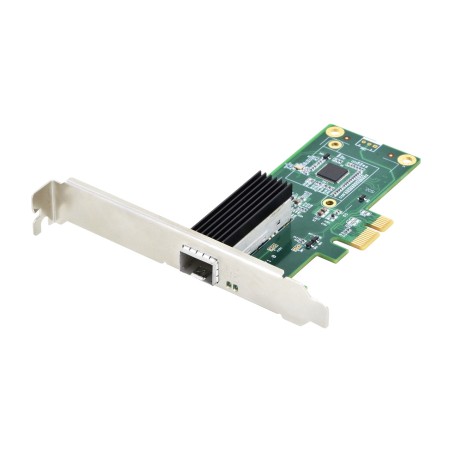 tarjeta de red de fibra pcie con 1 puerto sfp x4-gigabit intel