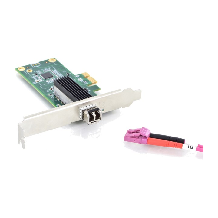 DIGITUS Scheda di rete in fibra PCIe con 1 porta SFP