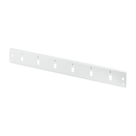 panneau avant pour boîtier d’épissure de fibre optique 6x sc sx lc dx