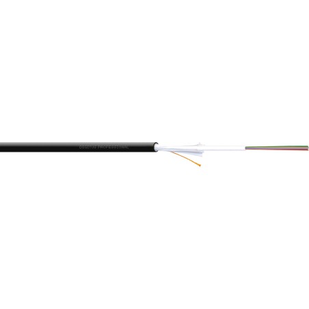cable de fibra óptica de instalación monomodo para interior y exterior a/i-dq(zn)bh os2 9/125 4f dca 1m