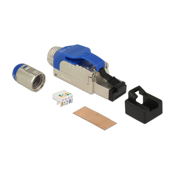 DELOCK Tool-free network connector RJ45 CAT8.1 STP 1484211