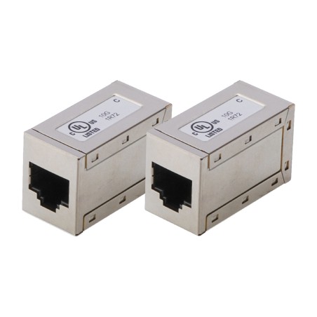 geschirmte rj45-netzwerkkupplung cat6 at-ag 8/8 c6s 2 uds