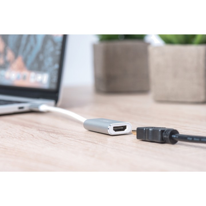 DIGITUS Adaptador gráfico USB-C a HDMI 4K 30HZ 0,2M