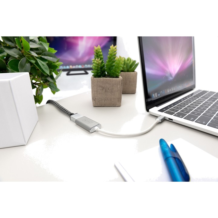 DIGITUS USB-C-auf-HDMI-Grafikadapter 4K 30HZ 0,2M 1467414