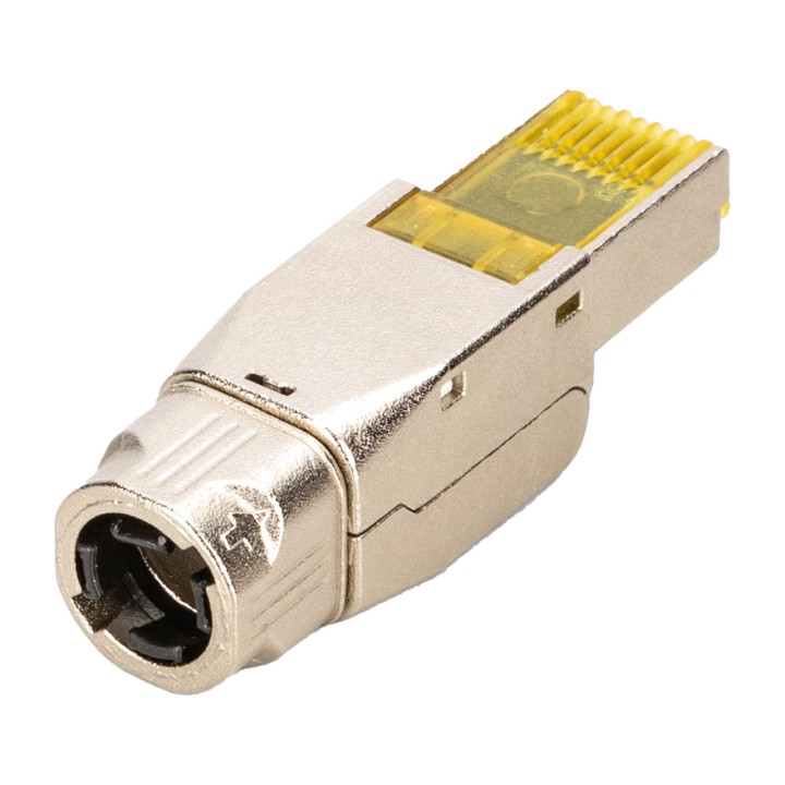 DIGITUS Tool-free field-installable RJ45 connector CAT8.1