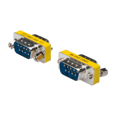 adaptador cambiador de género doble macho db9