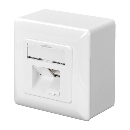 toma de red de superficie cat6 2x rj45